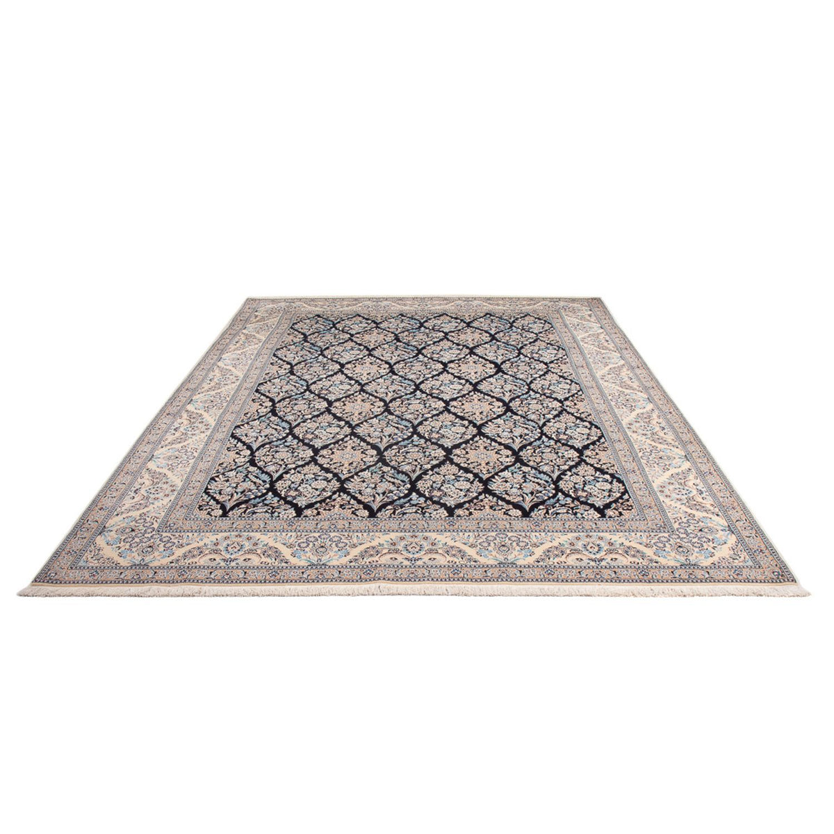 Perserteppich - Nain - Premium - 302 x 200 cm - dunkelblau