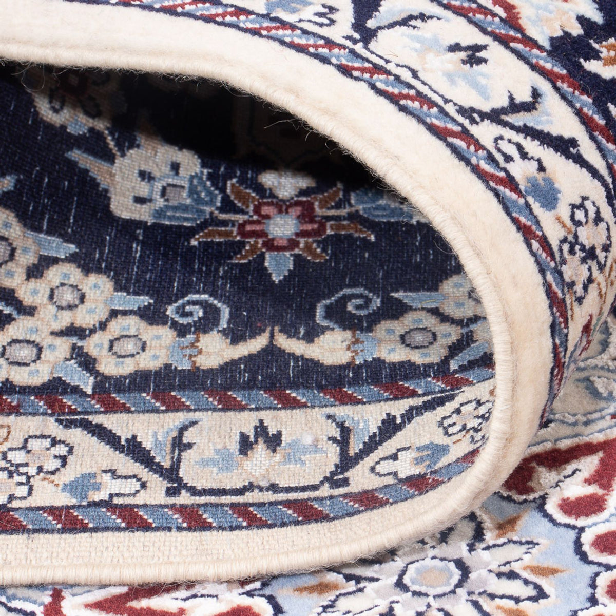 Läufer Perser - Nain - Premium - 188 x 58 cm - dunkelblau