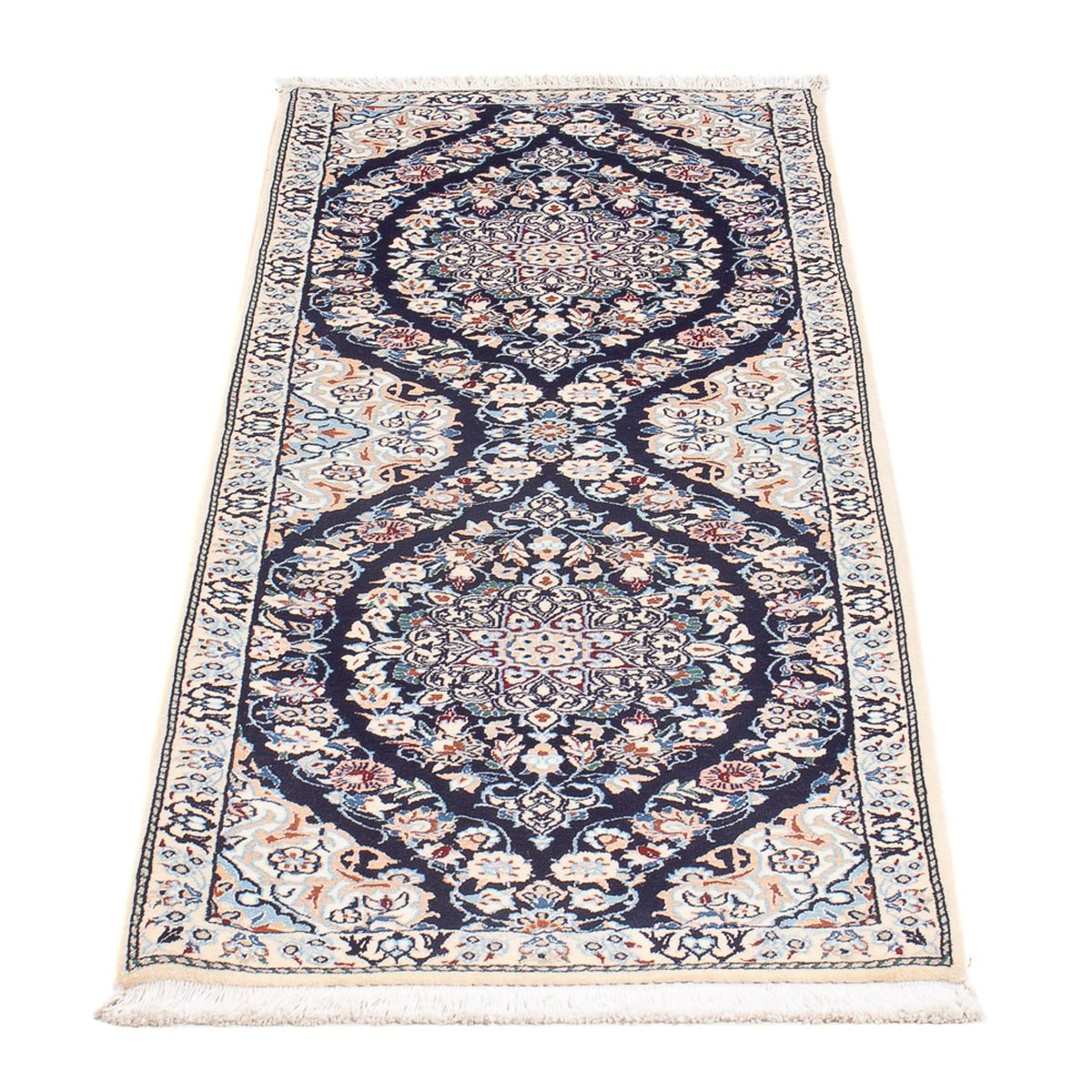 Läufer Perser - Nain - Premium - 150 x 50 cm - dunkelblau