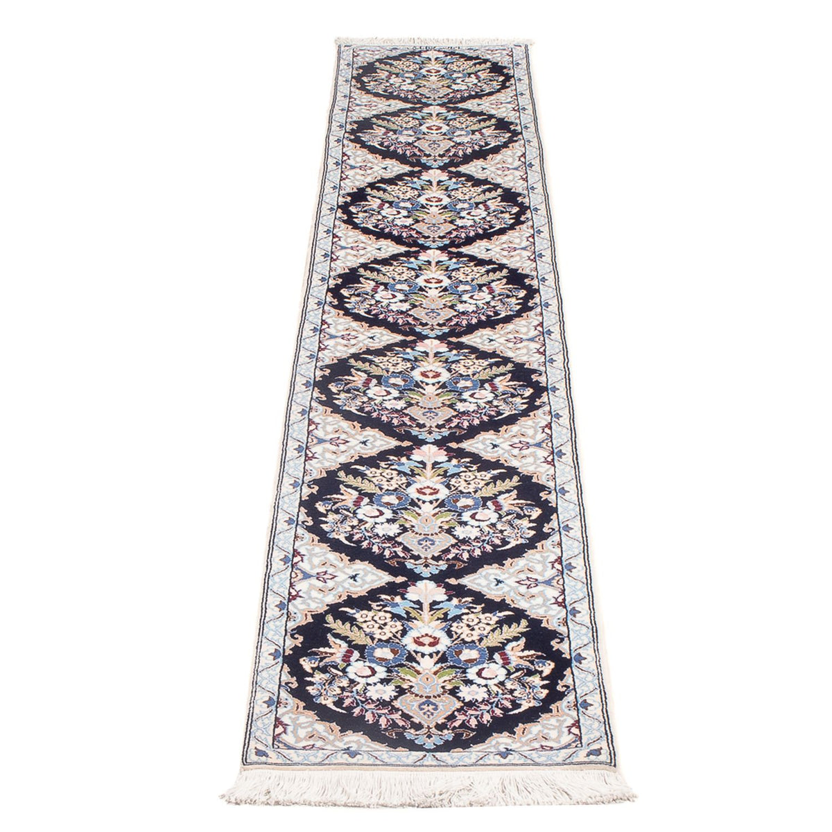 Läufer Perser - Nain - Premium - 215 x 33 cm - dunkelblau