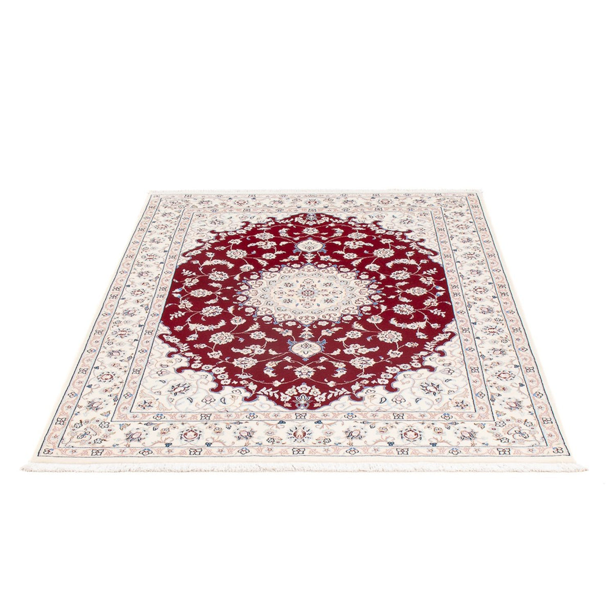 Perserteppich - Nain - Premium - 157 x 108 cm - rot