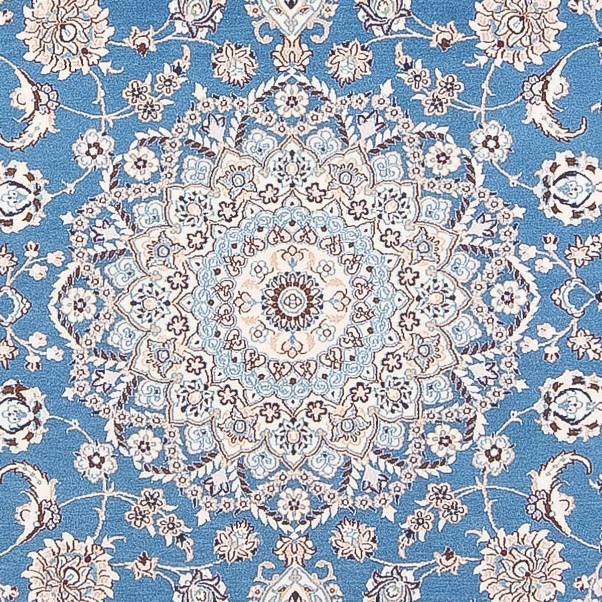 Perserteppich - Nain - Premium - 198 x 131 cm - blau