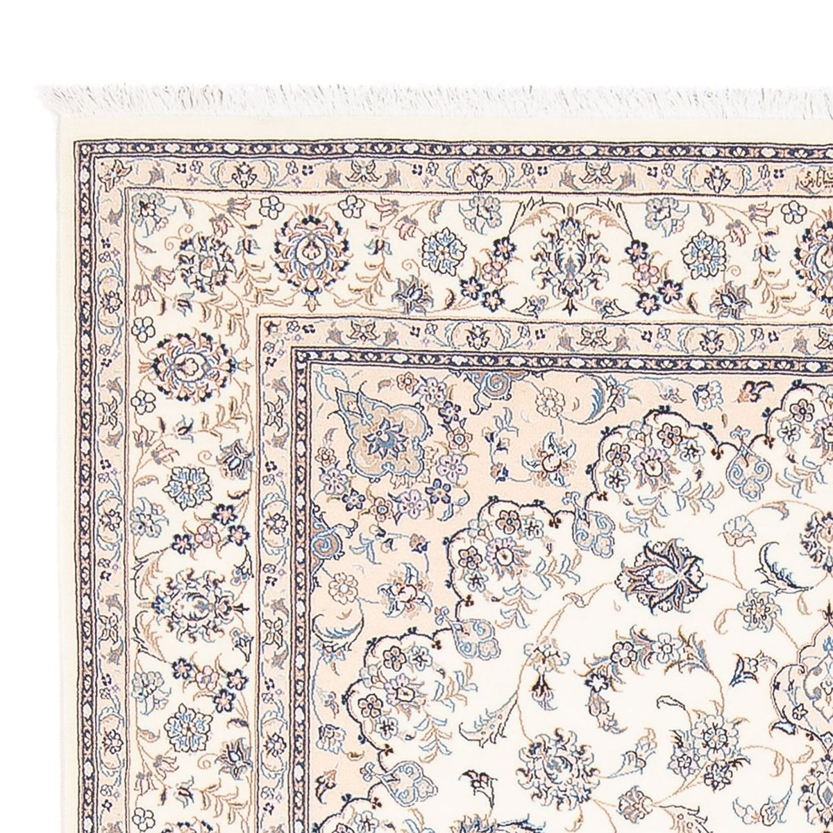 Perserteppich - Nain - Premium - 205 x 150 cm - creme