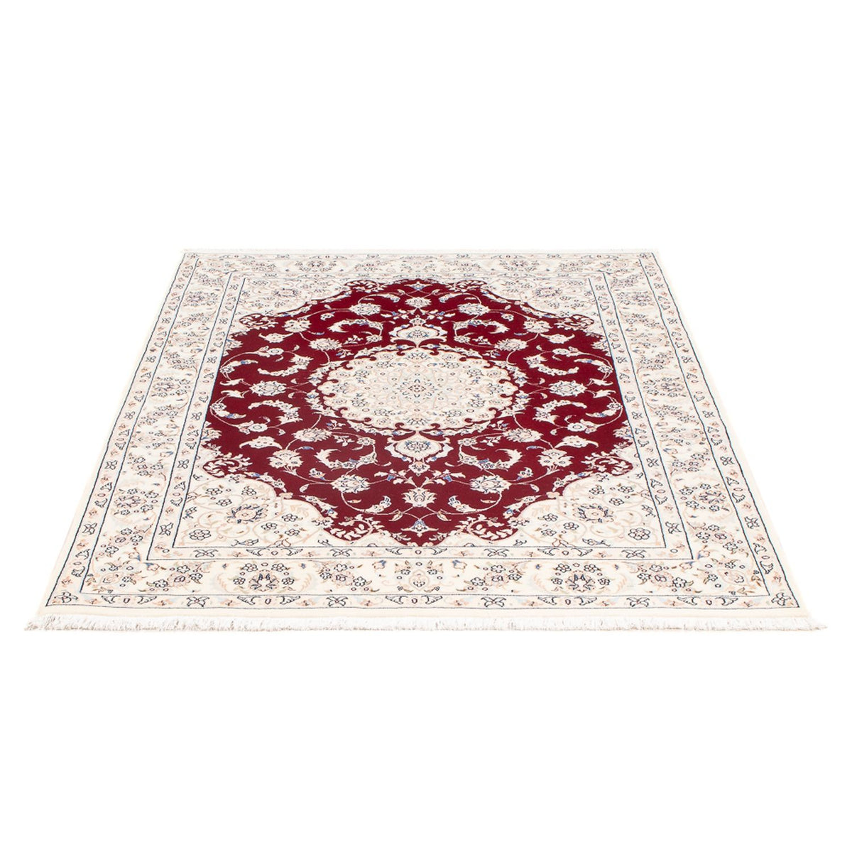 Perserteppich - Nain - Premium - 158 x 109 cm - rot