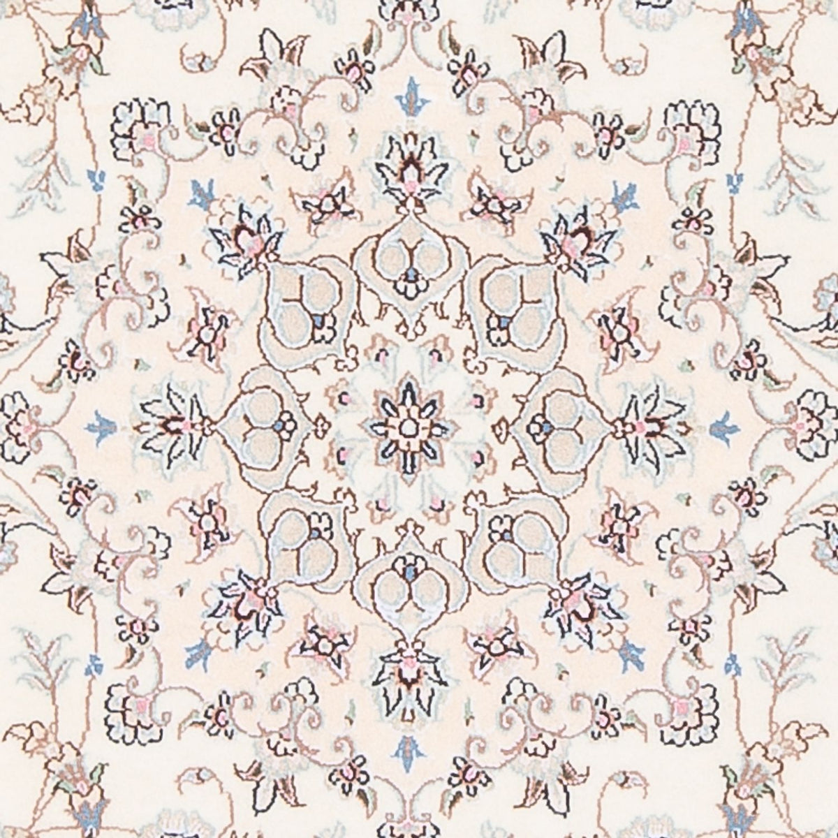 Perserteppich - Nain - Premium - 164 x 111 cm - creme