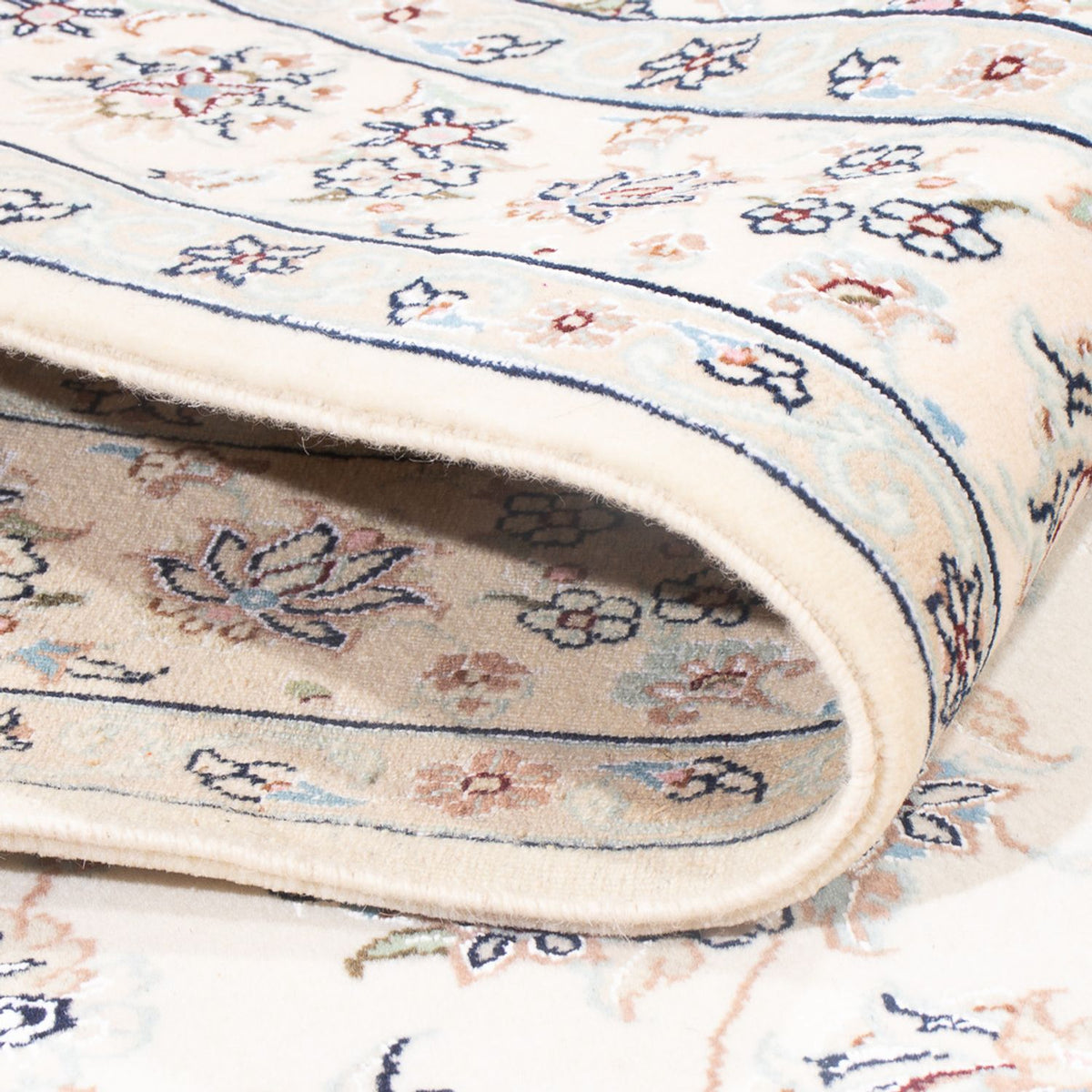 Perserteppich - Nain - Premium - 164 x 111 cm - creme