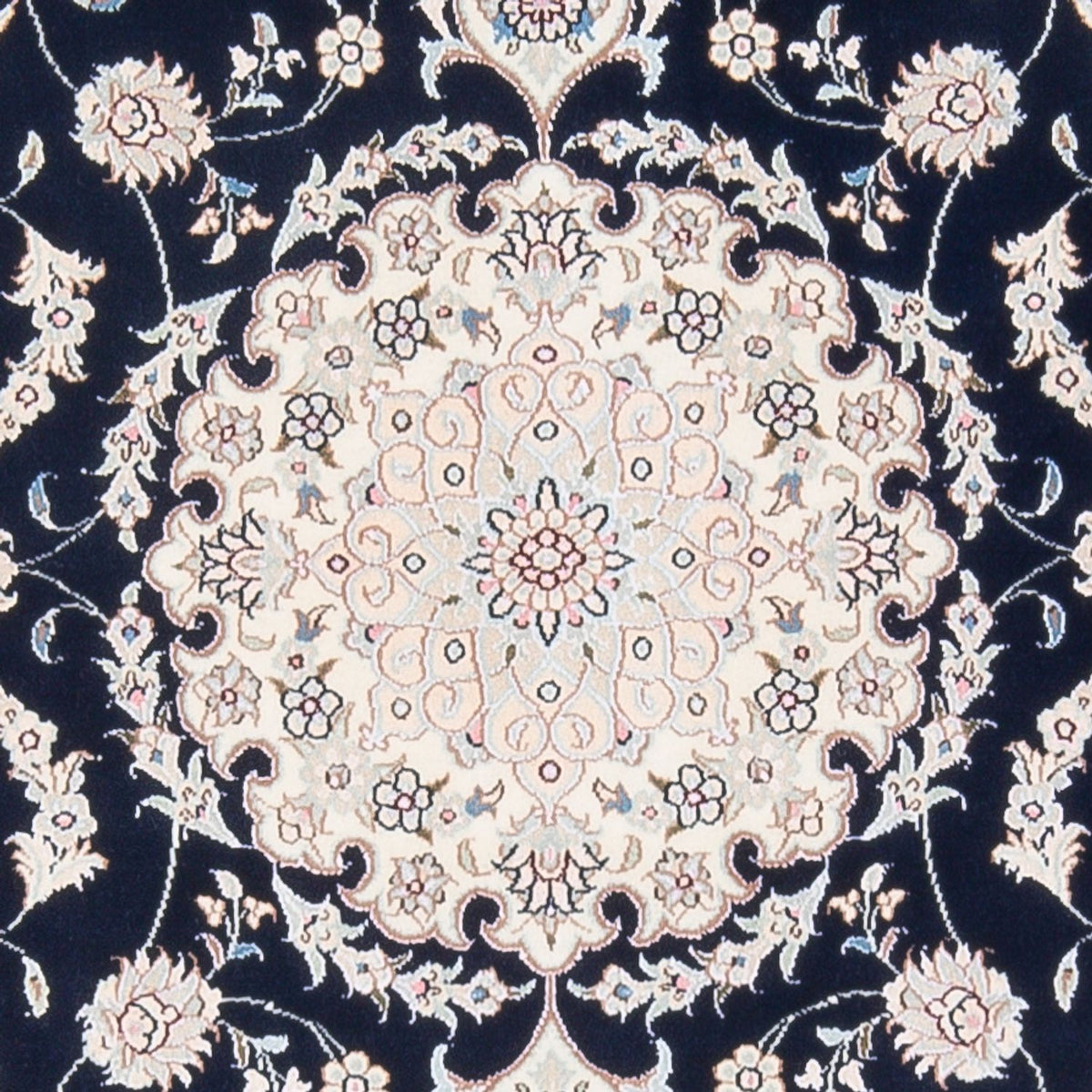 Perserteppich - Nain - Premium - 160 x 110 cm - dunkelblau