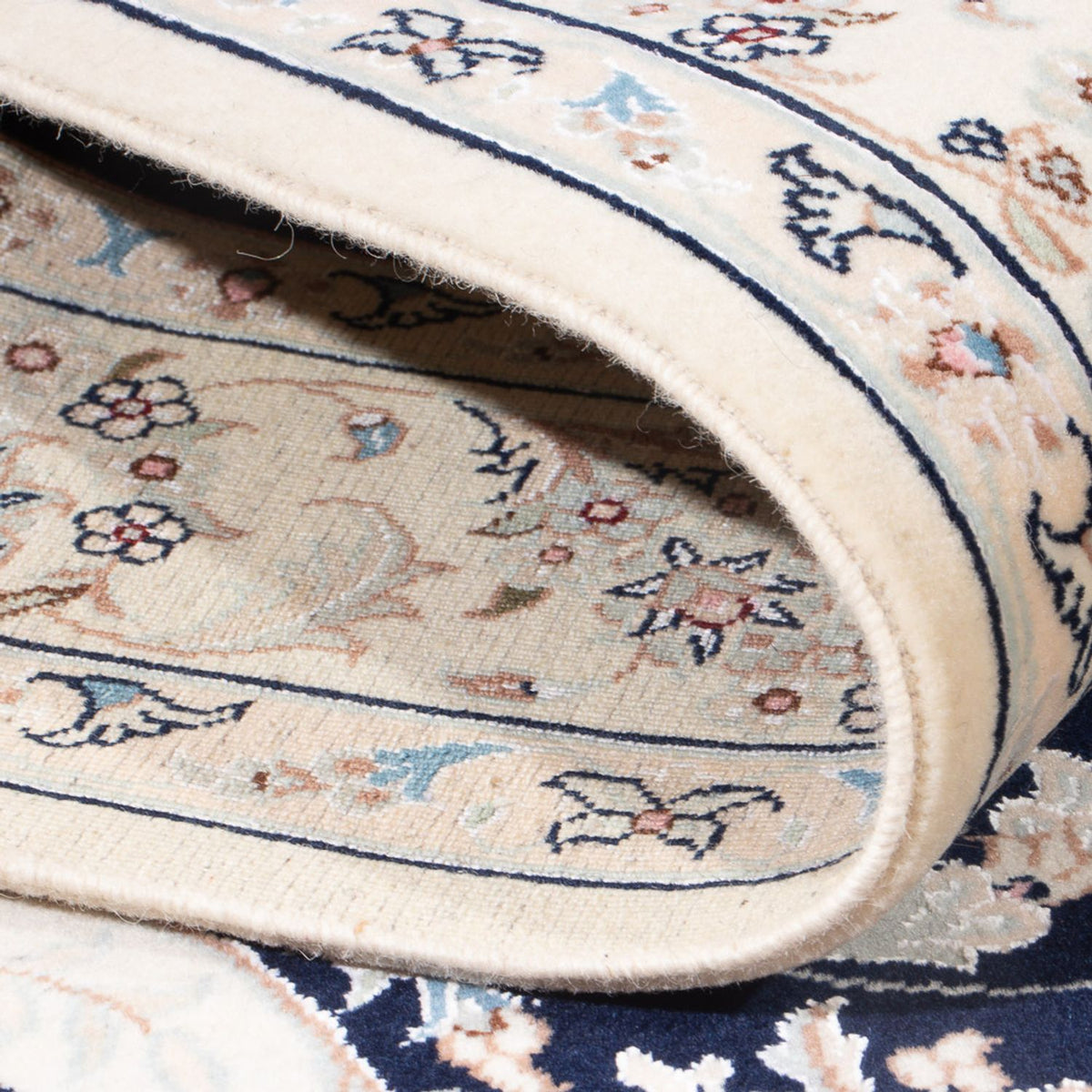 Perserteppich - Nain - Premium - 160 x 110 cm - dunkelblau