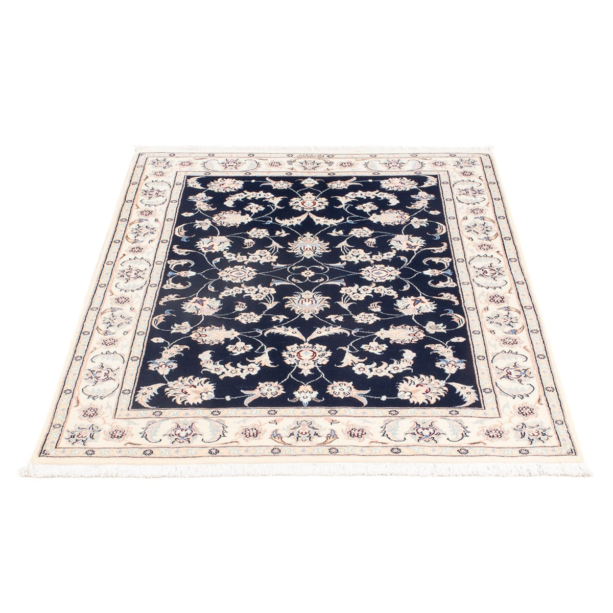 Perserteppich - Nain - Premium - 120 x 81 cm - dunkelblau