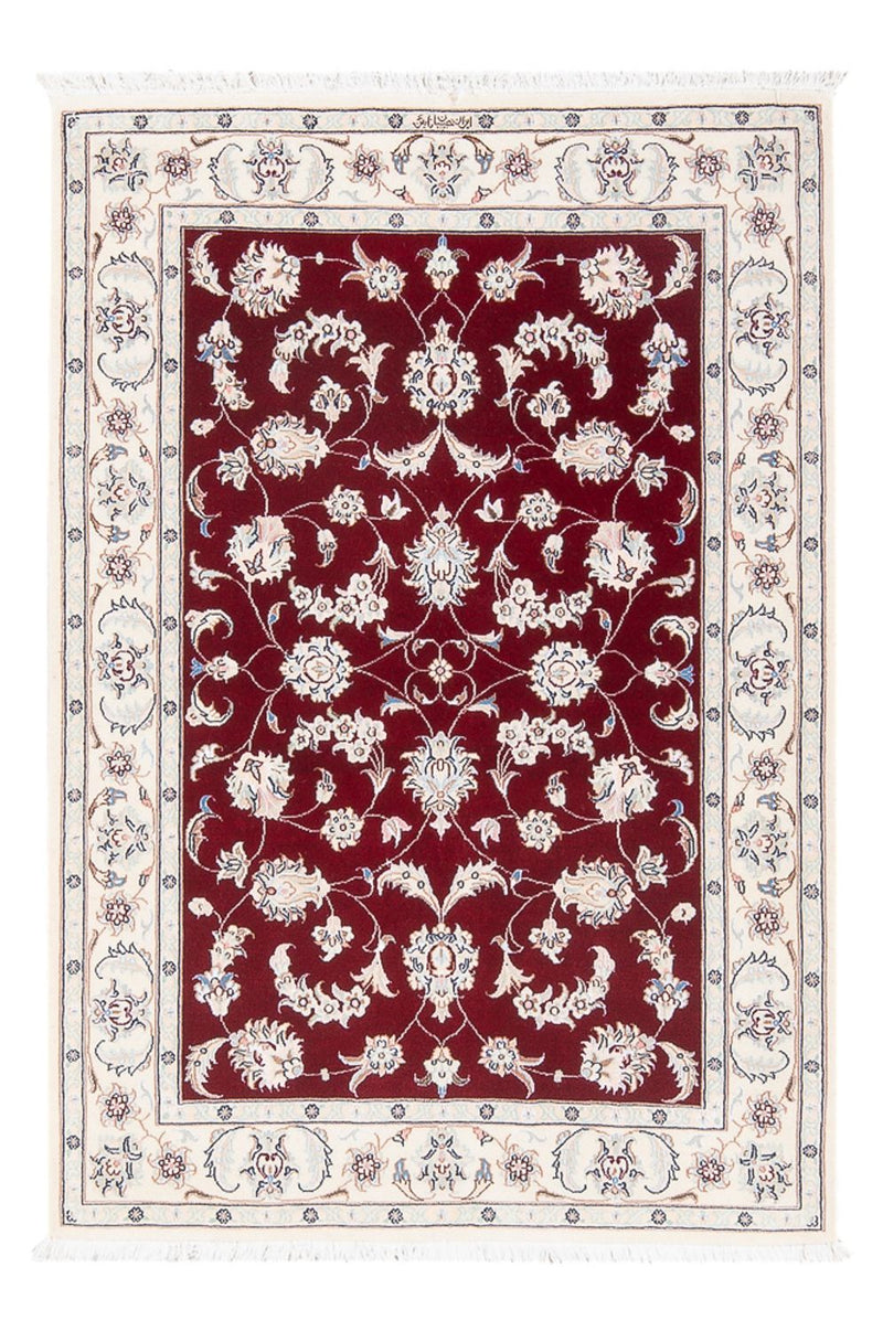 Perserteppich - Nain - Premium - 125 x 84 cm - rot