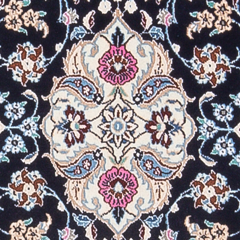 Läufer Perser - Nain - Premium - 197 x 48 cm - dunkelblau