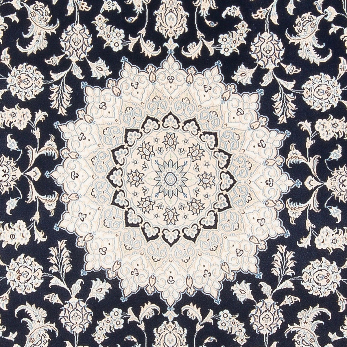 Perserteppich - Nain - 296 x 198 cm - dunkelblau