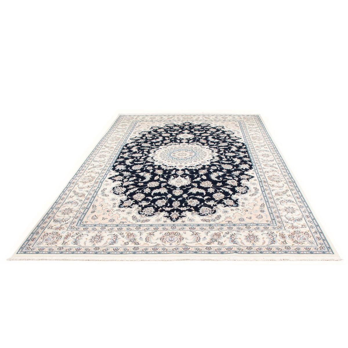 Perserteppich - Nain - Premium - 303 x 200 cm - dunkelblau
