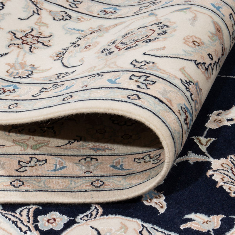 Perserteppich - Nain - 280 x 227 cm - dunkelblau