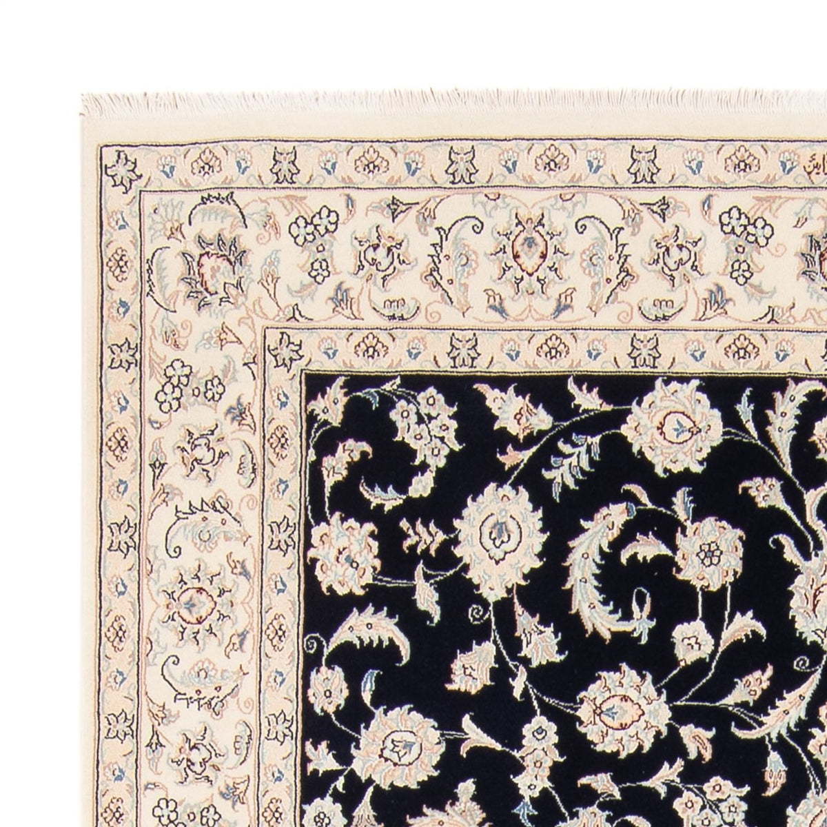 Perserteppich - Nain - 235 x 172 cm - dunkelblau