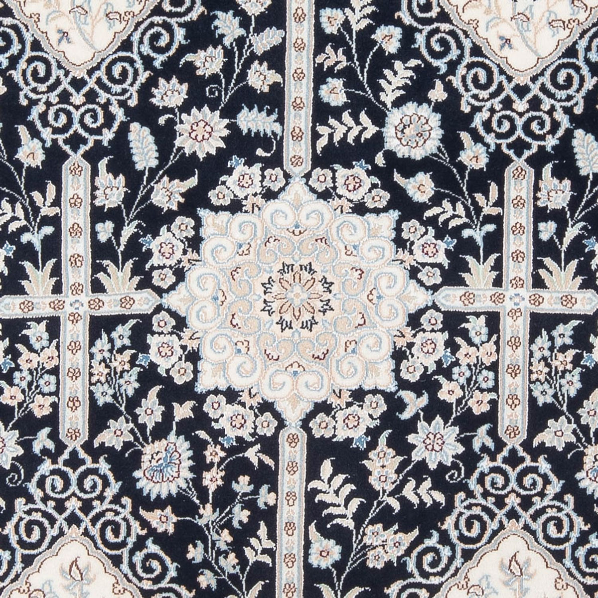 Perserteppich - Nain - Premium - 205 x 153 cm - dunkelblau