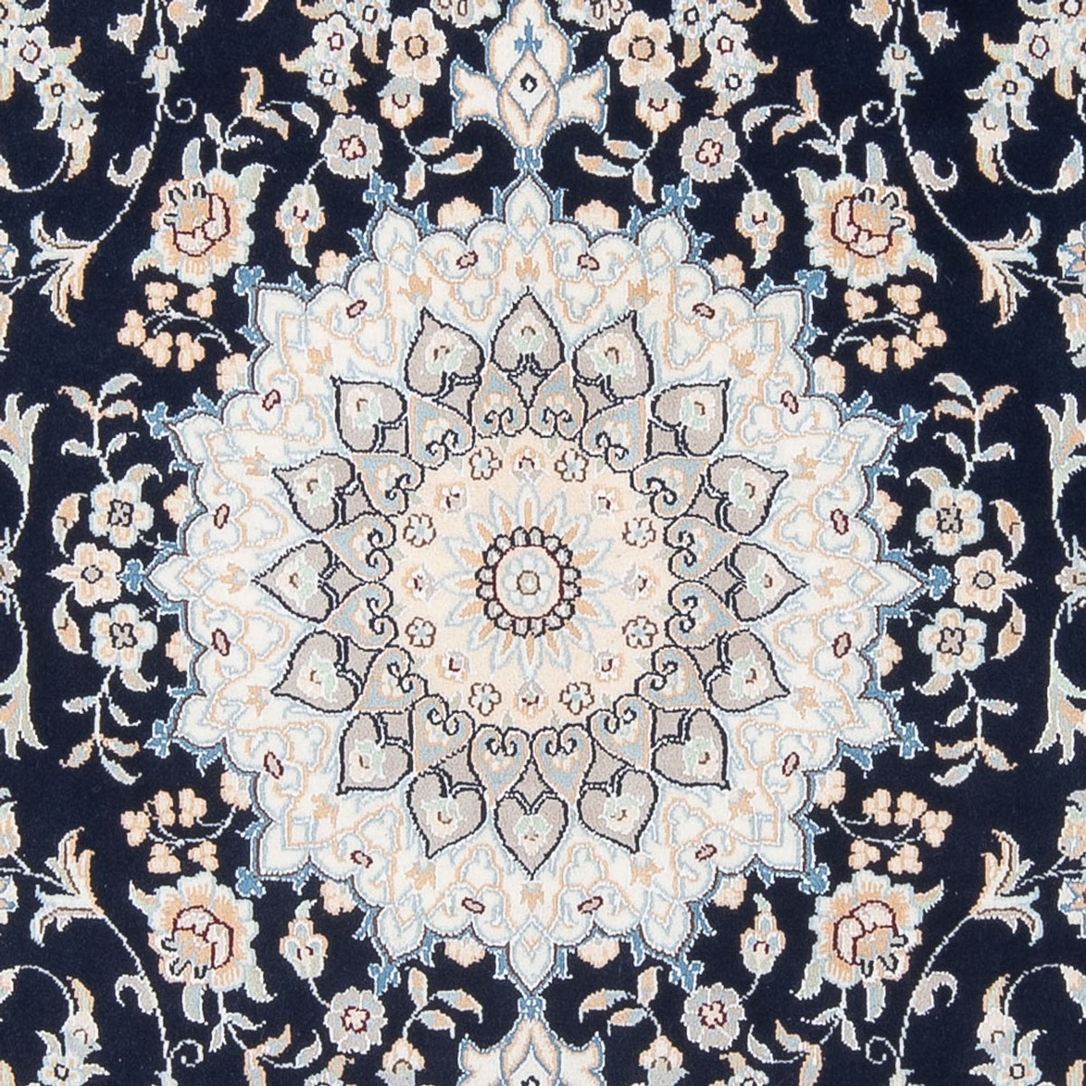 Perserteppich - Nain - Premium - 203 x 149 cm - dunkelblau