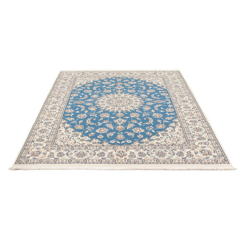 Perserteppich - Nain - Premium - 206 x 147 cm - blau