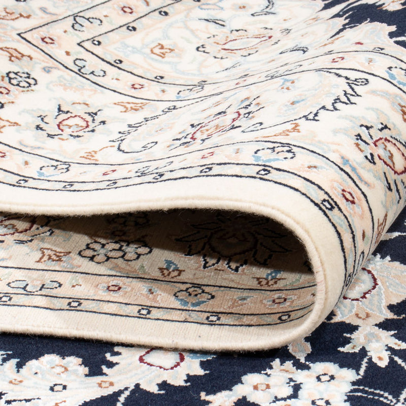 Perserteppich - Nain - Premium - 203 x 147 cm - dunkelblau