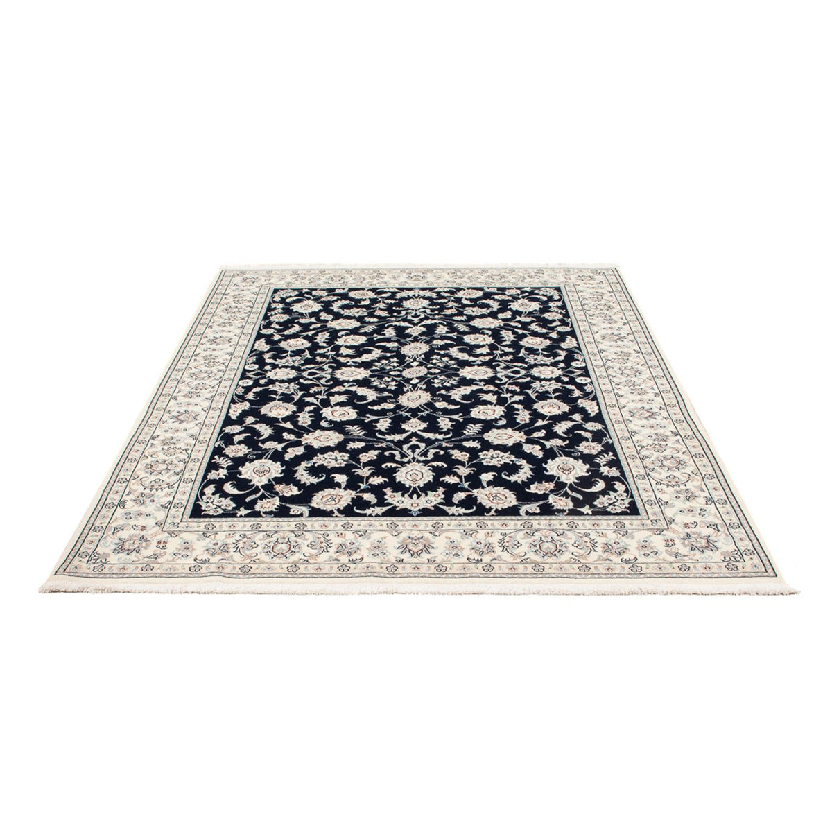 Perserteppich - Nain - Premium - 200 x 147 cm - dunkelblau