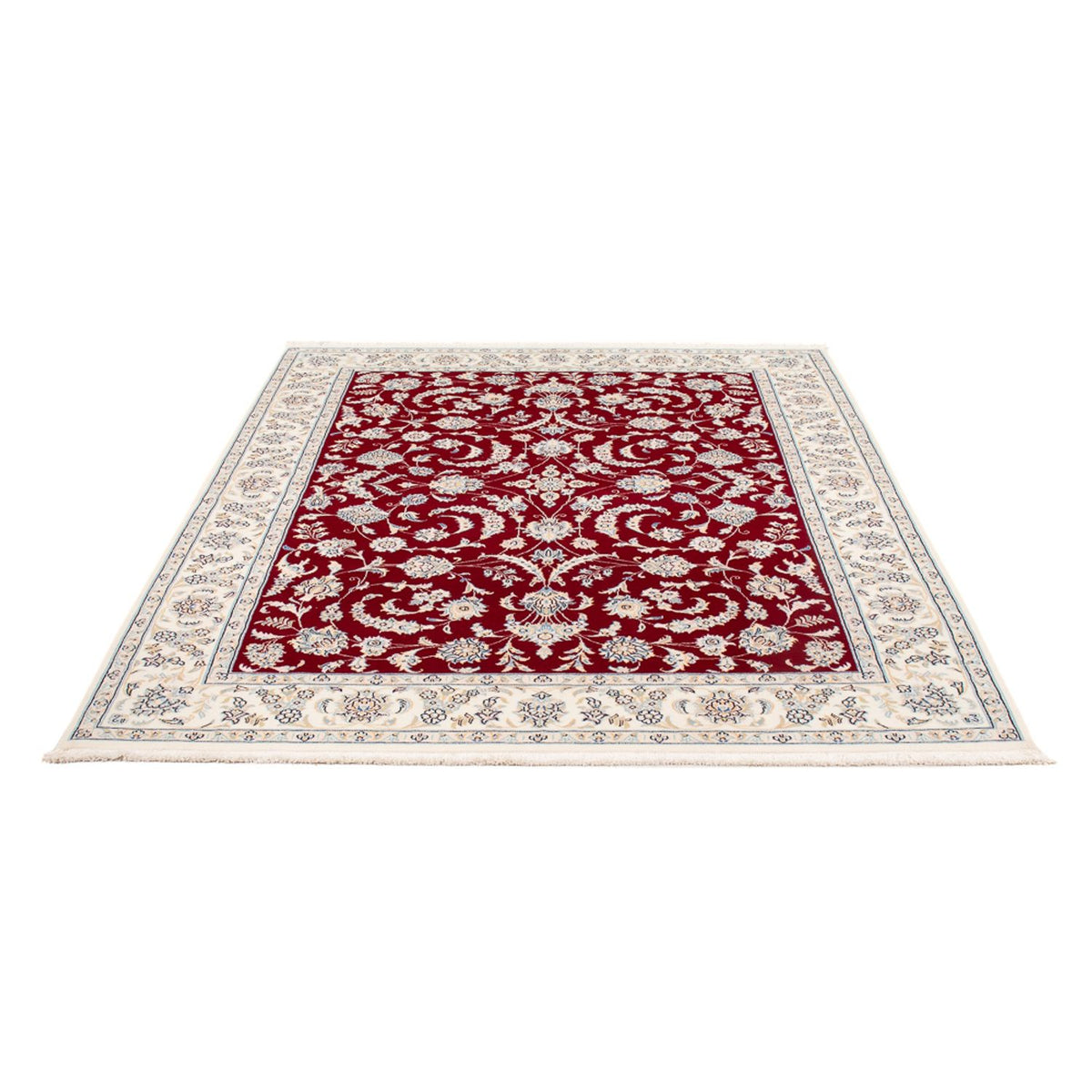 Perserteppich - Nain - Premium - 202 x 150 cm - rot