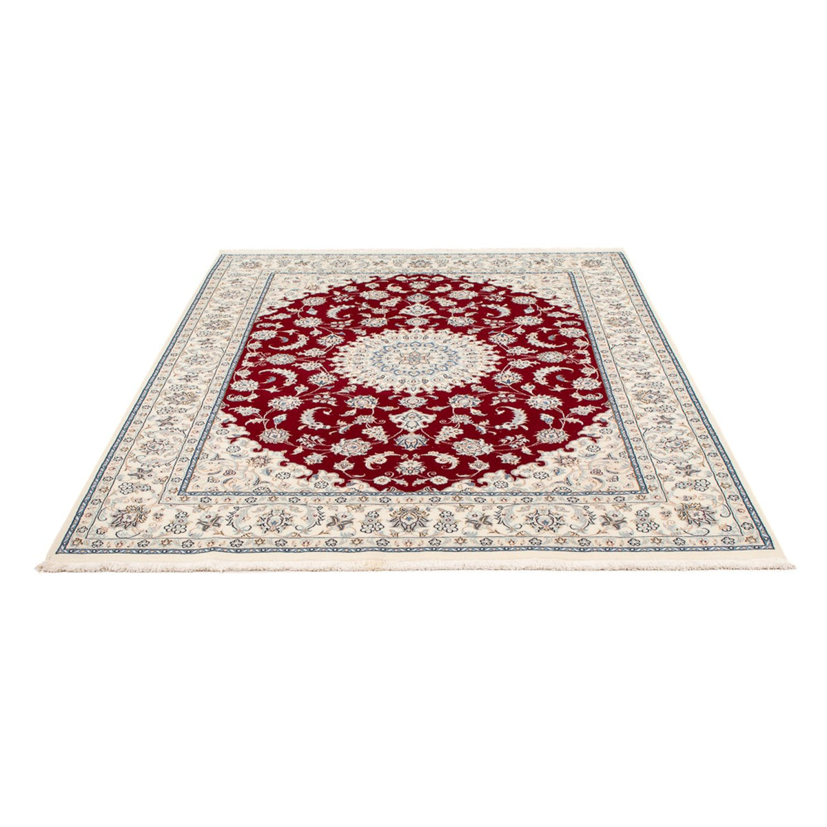Perserteppich - Nain - Premium - 194 x 148 cm - rot