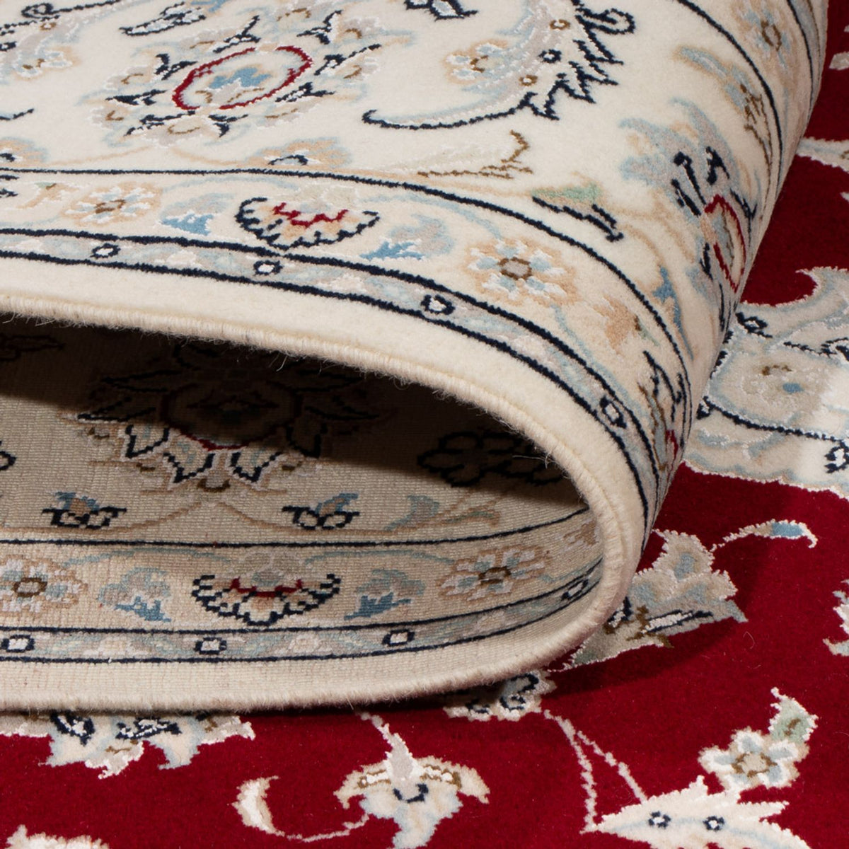 Perserteppich - Nain - 237 x 168 cm - rot