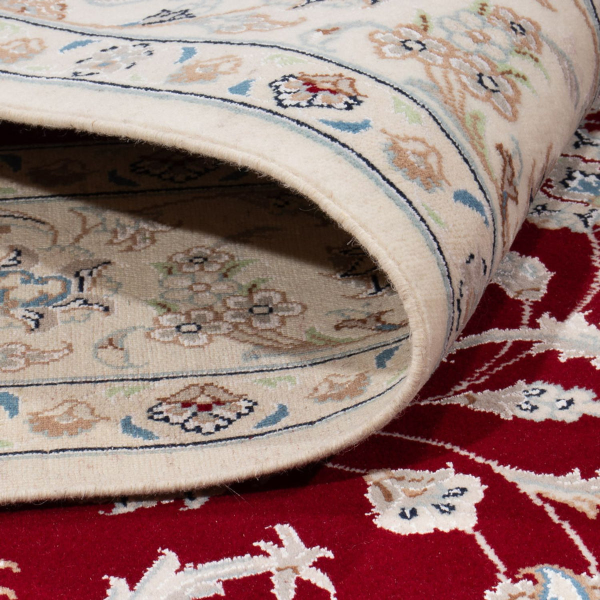 Perserteppich - Nain - 236 x 169 cm - rot