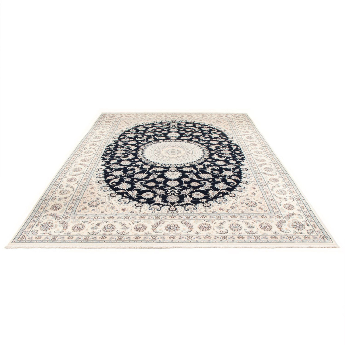 Perserteppich - Nain - Premium - 352 x 247 cm - dunkelblau