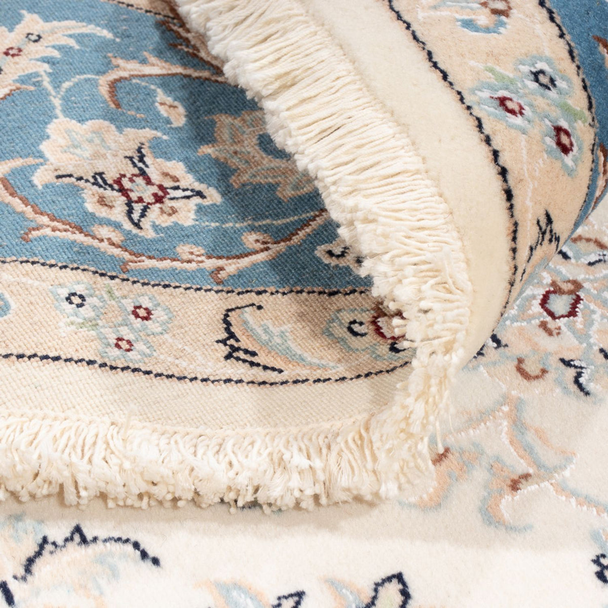 Perserteppich - Nain rund  - 200 x 200 cm - creme