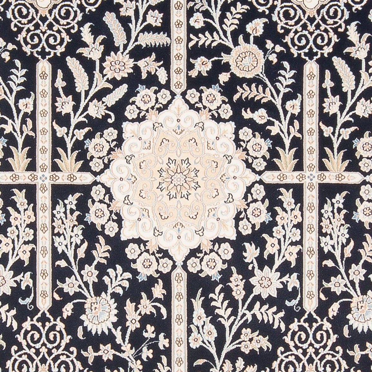 Perserteppich - Nain - Premium - 298 x 198 cm - dunkelblau