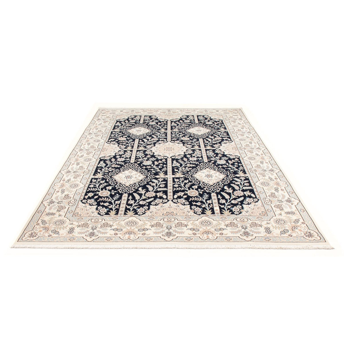 Perserteppich - Nain - Premium - 298 x 198 cm - dunkelblau