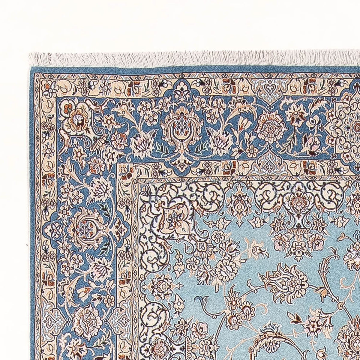 Perserteppich - Nain - Premium - 308 x 200 cm - hellblau