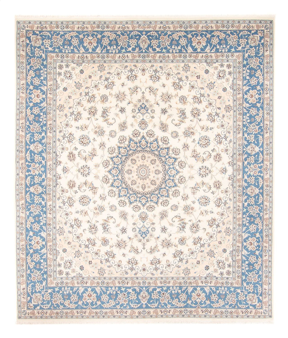 Perserteppich - Nain - 258 x 224 cm - creme