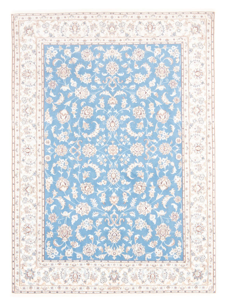 Perserteppich - Nain - Royal - 210 x 149 cm - hellblau