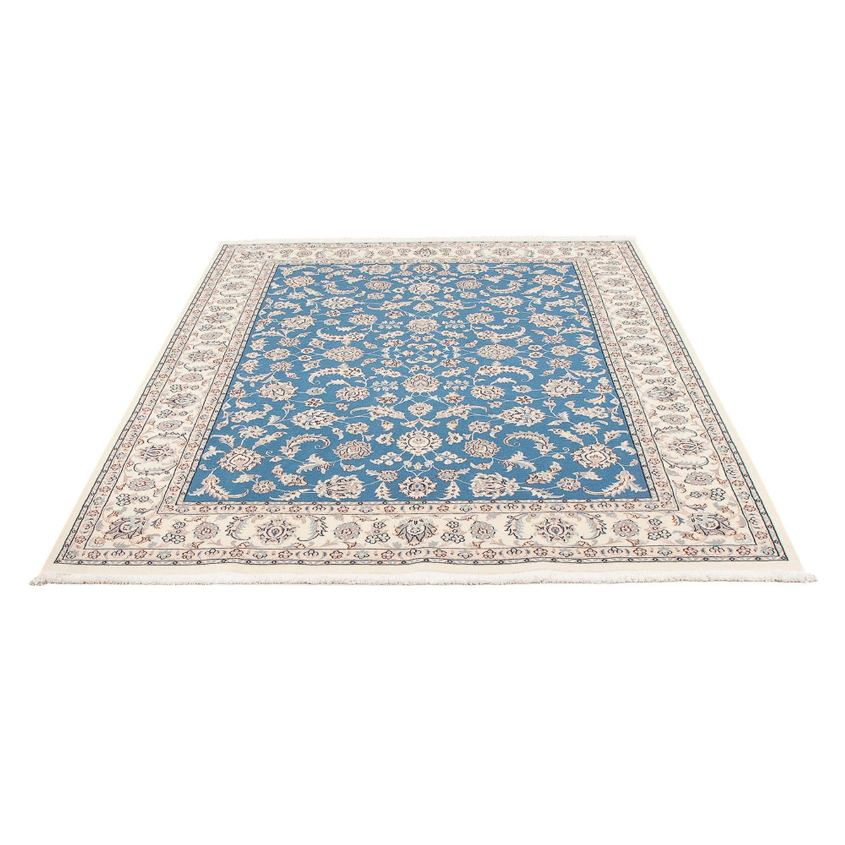 Perserteppich - Nain - Premium - 199 x 149 cm - blau