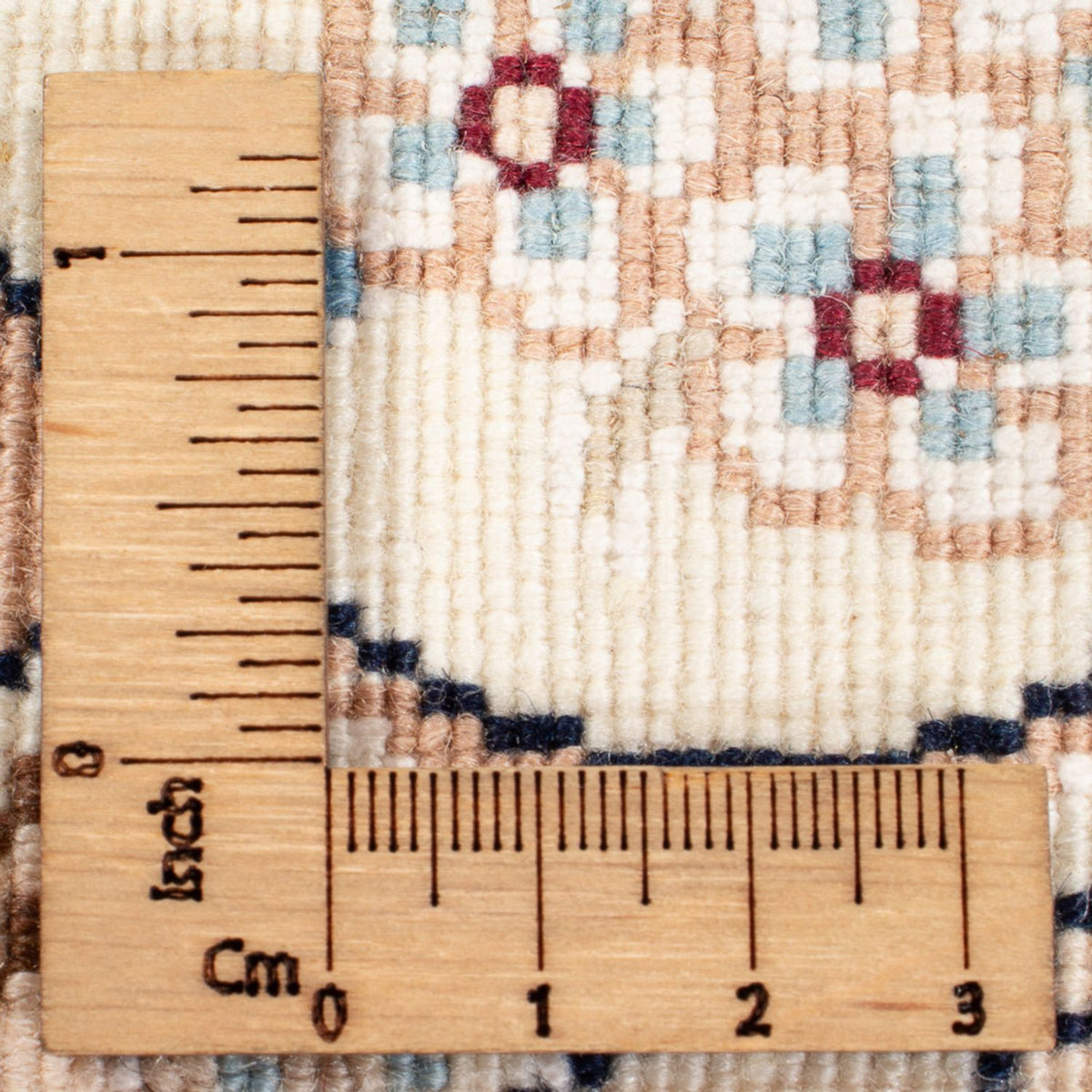 Perserteppich - Nain - Premium rund  - 154 x 151 cm - blau