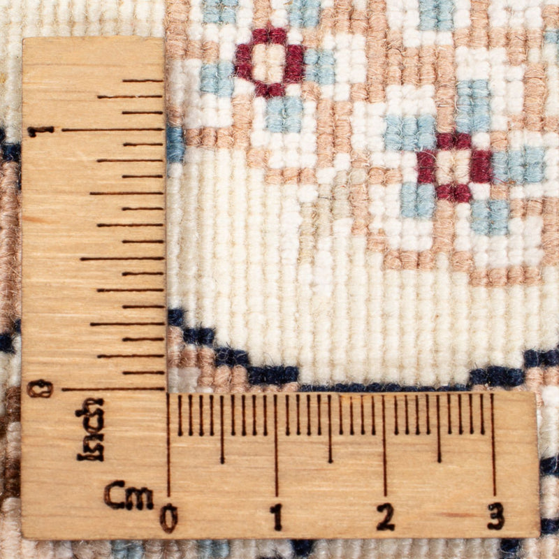 Perserteppich - Nain - Premium rund  - 154 x 151 cm - blau