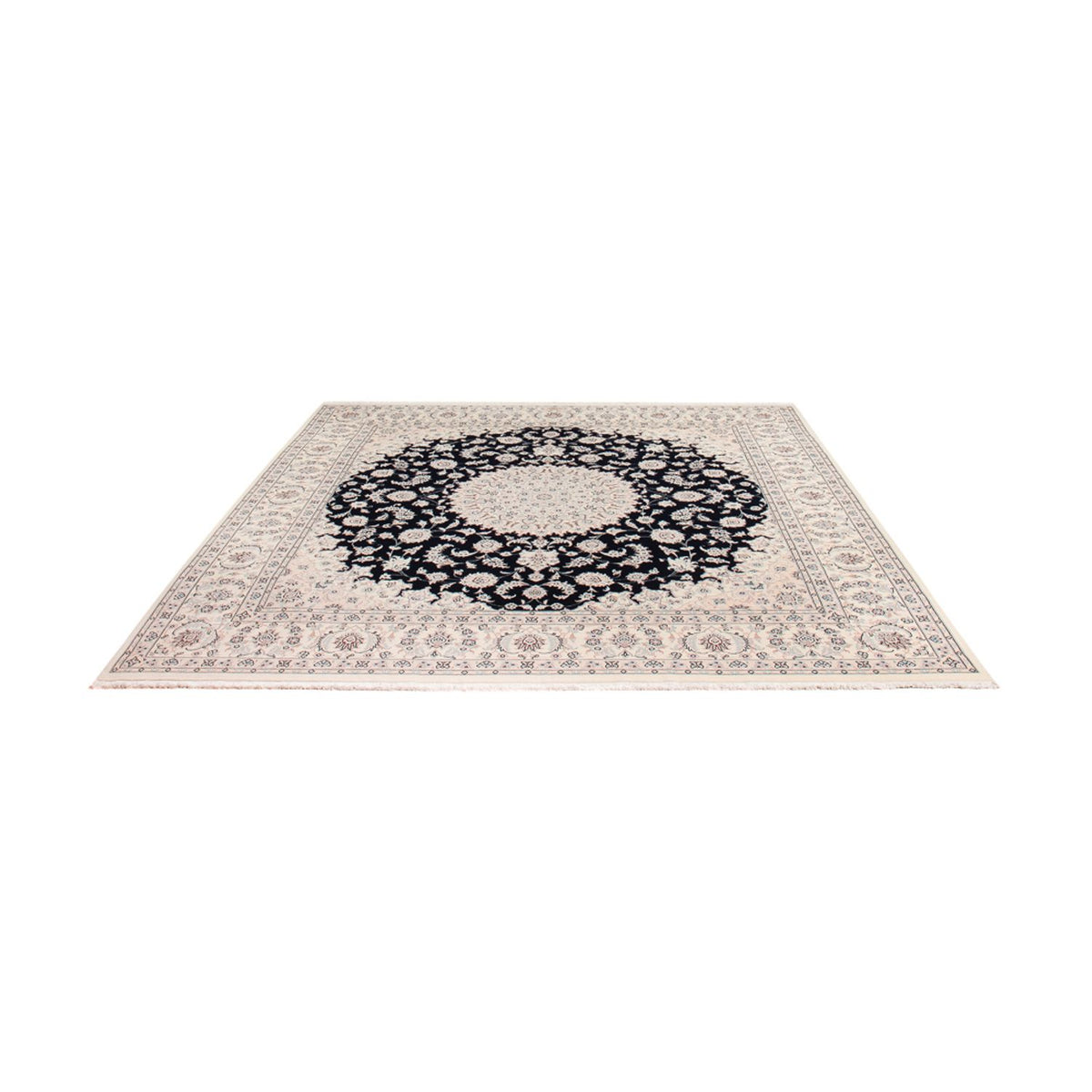 Perserteppich - Nain quadratisch  - 258 x 246 cm - dunkelblau