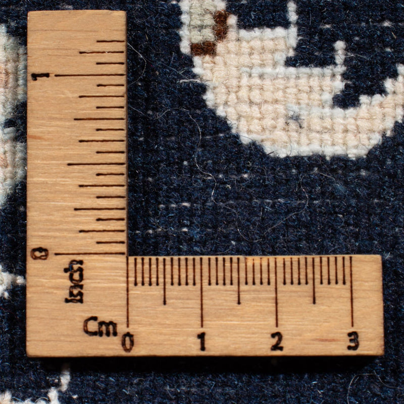 Läufer Perser - Nain - Royal - 197 x 80 cm - dunkelblau