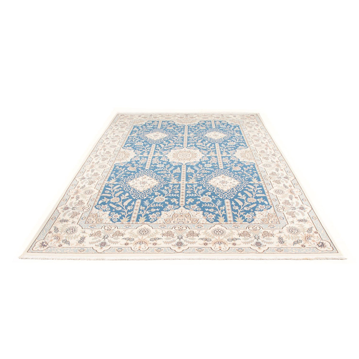 Perserteppich - Nain - Premium - 300 x 198 cm - hellblau