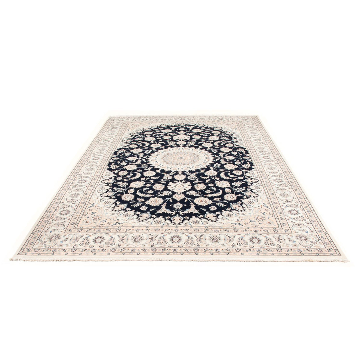 Perserteppich - Nain - Premium - 298 x 197 cm - dunkelblau