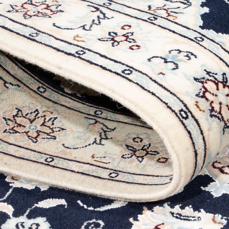 Läufer Perser - Nain - Premium - 253 x 81 cm - dunkelblau