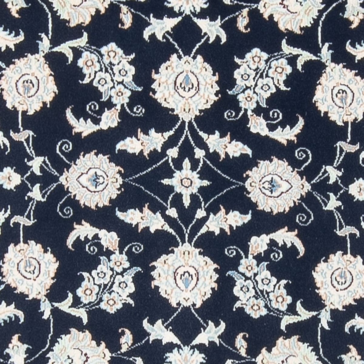 Läufer Perser - Nain - Premium - 394 x 92 cm - dunkelblau