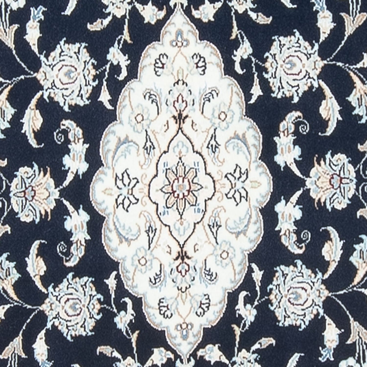 Läufer Perser - Nain - Premium - 353 x 85 cm - dunkelblau