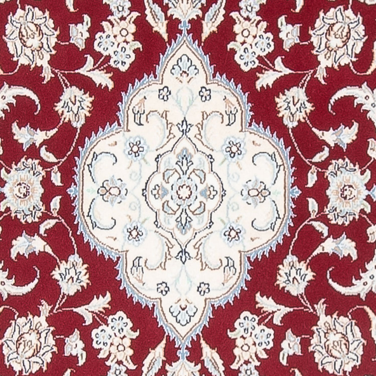 Läufer Perser - Nain - Premium - 393 x 90 cm - rot