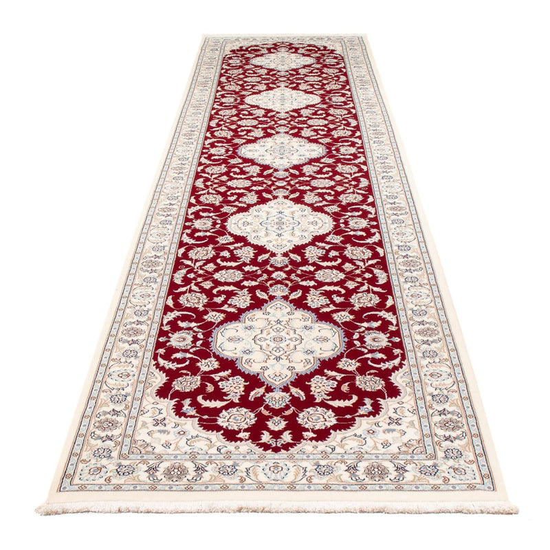 Läufer Perser - Nain - Premium - 393 x 90 cm - rot