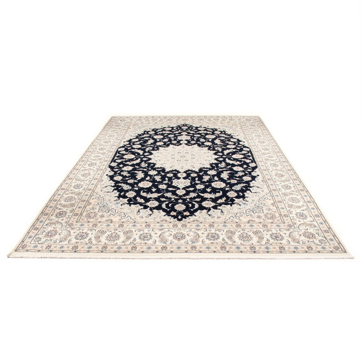 Perserteppich - Nain - Premium - 356 x 250 cm - dunkelblau