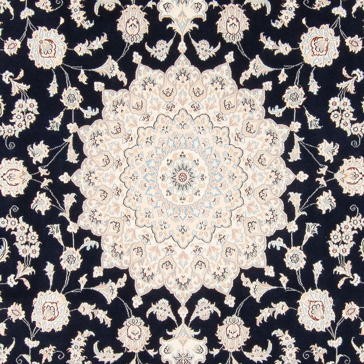 Perserteppich - Nain - 266 x 248 cm - dunkelblau