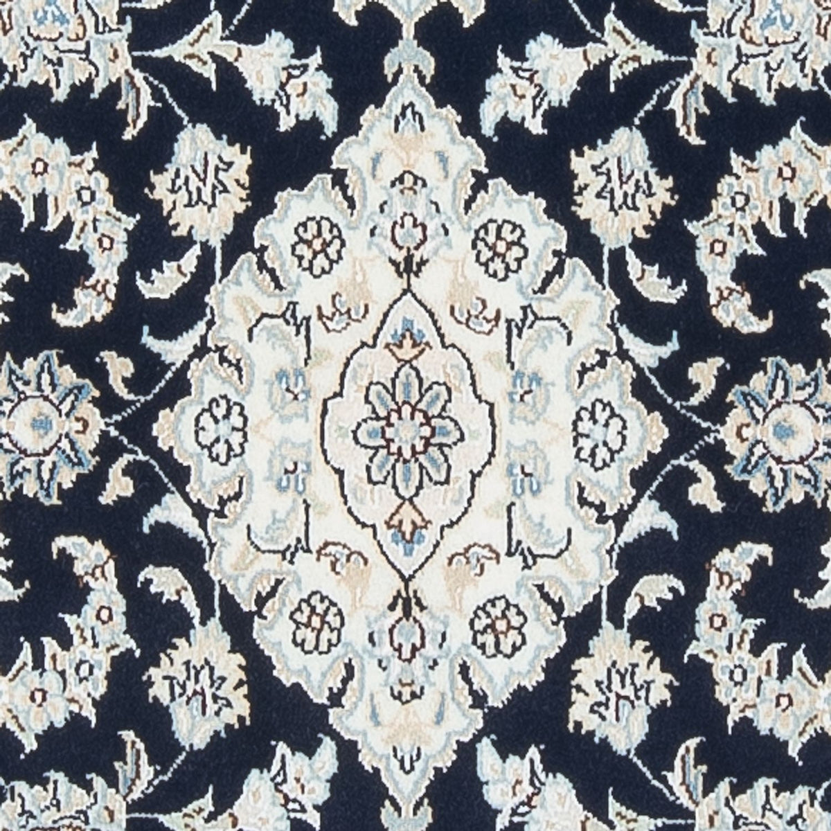 Läufer Perser - Nain - Premium - 292 x 80 cm - dunkelblau